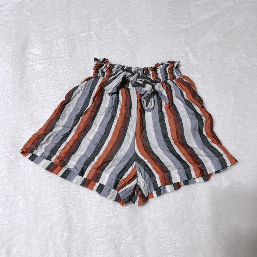 loose striped shorts